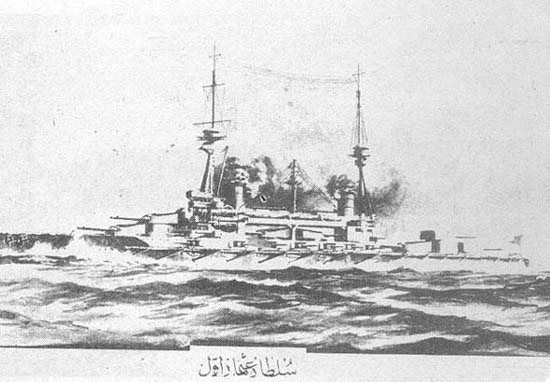 A postcard of Sultan Osman I